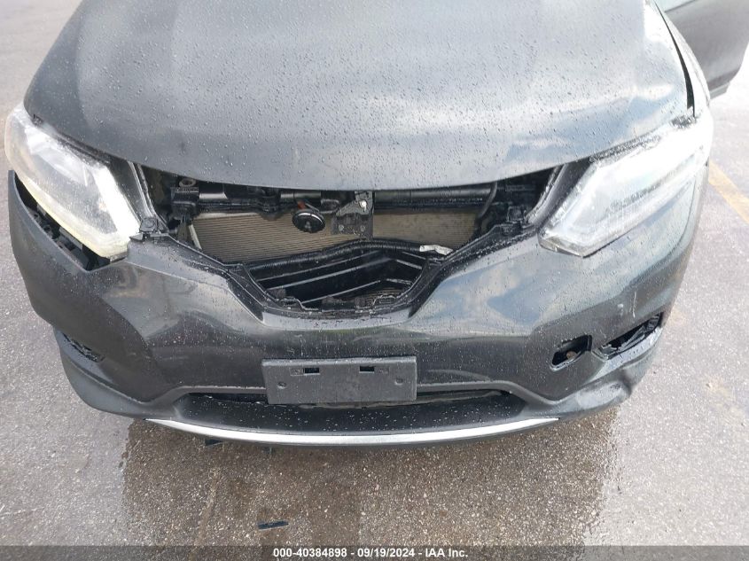 2016 Nissan Rogue Sv VIN: KNMAT2MV7GP724668 Lot: 40384898