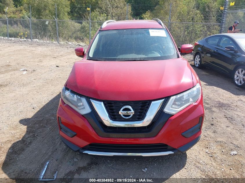 2017 Nissan Rogue Sv VIN: JN8AT2MV1HW002608 Lot: 40384952