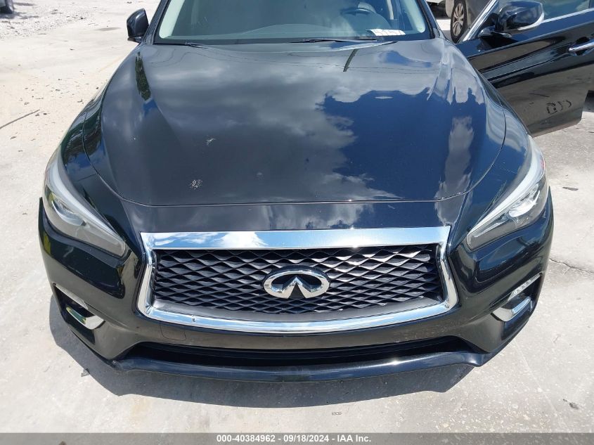 2018 Infiniti Q50 2.0T Luxe VIN: JN1CV7AP7JM240551 Lot: 40384962