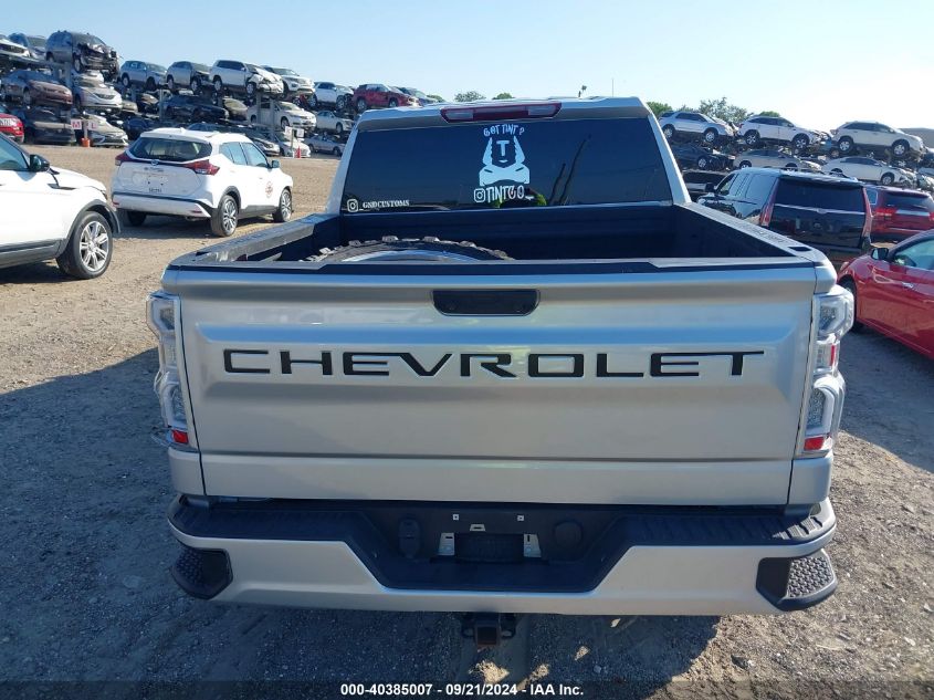 2022 Chevrolet Silverado 1500 2Wd Short Bed Custom VIN: 1GCPABEK9NZ571524 Lot: 40385007