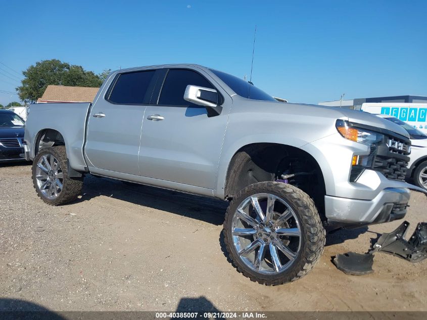 2022 Chevrolet Silverado 1500 2Wd Short Bed Custom VIN: 1GCPABEK9NZ571524 Lot: 40385007