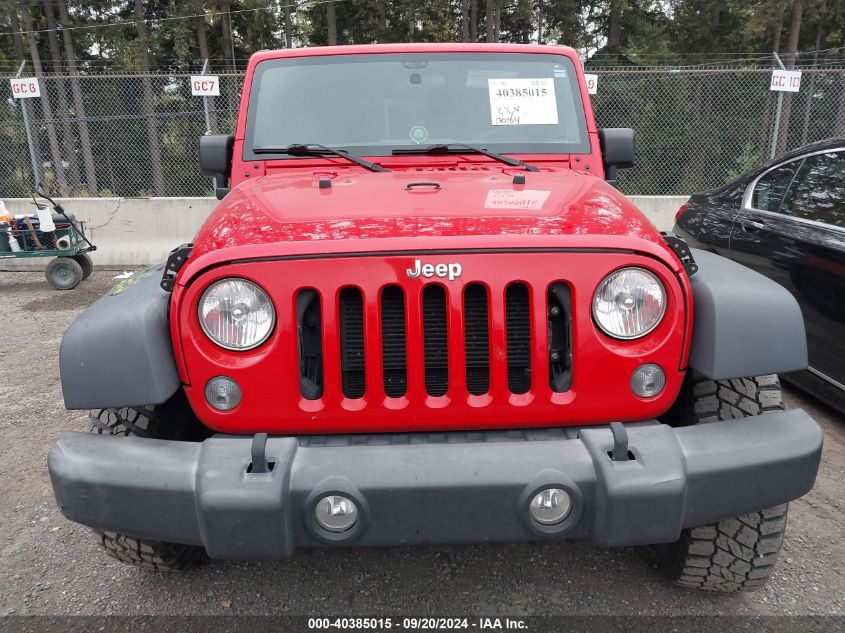 2017 Jeep Wrangler Sport 4X4 VIN: 1C4AJWAG3HL754861 Lot: 40385015