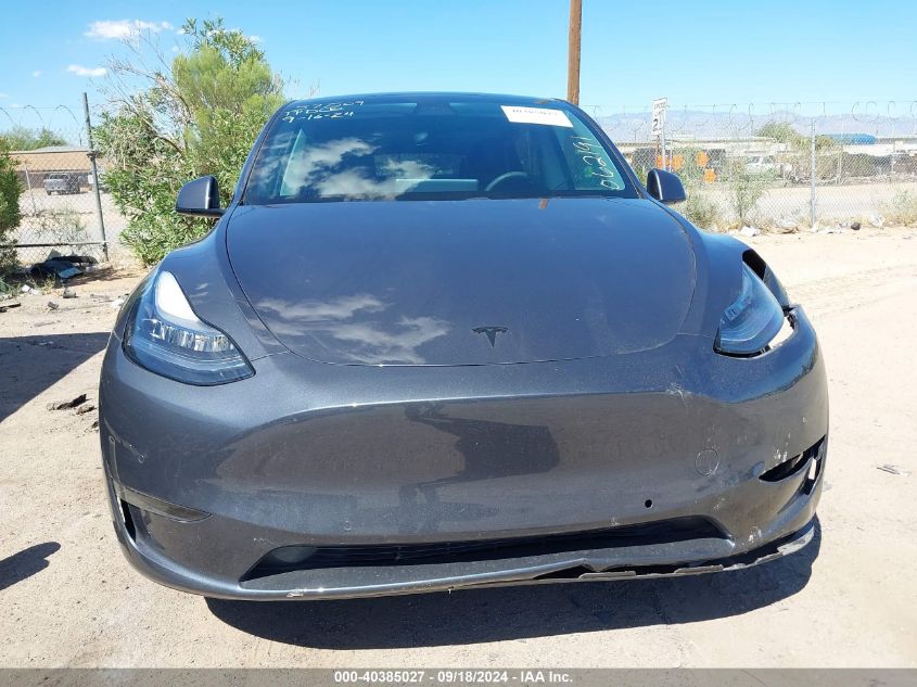 2021 Tesla Model Y Long Range Dual Motor All-Wheel Drive VIN: 5YJYGDEE9MF062191 Lot: 40385027