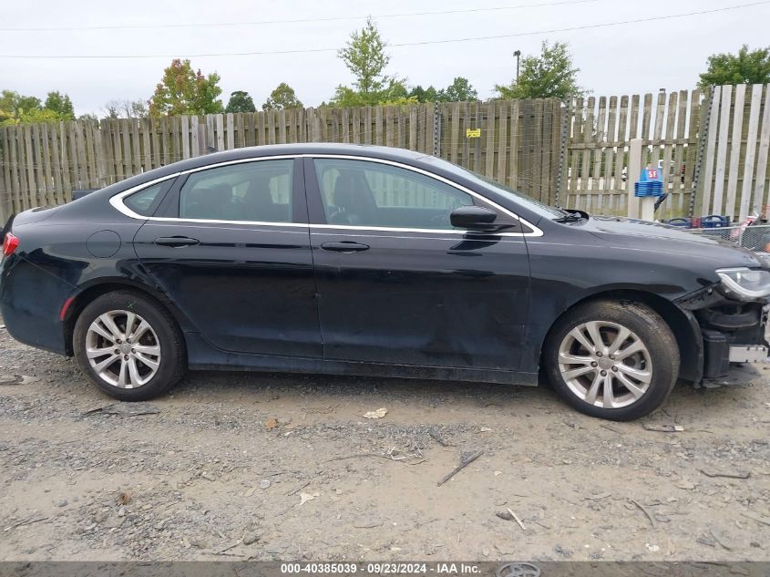 2017 Chrysler 200 Limited VIN: 1C3CCCABXHN508520 Lot: 40385039