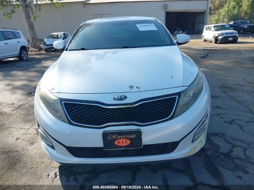 5XXGM4A75EG342765 2014 Kia Optima Lx