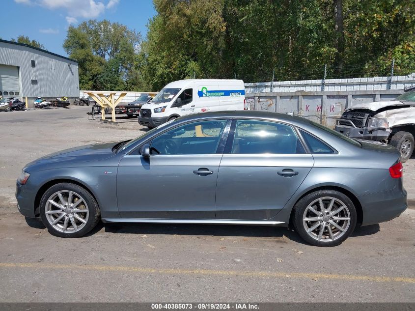 2016 Audi A4 2.0T Premium VIN: WAUAFAFLXGN003301 Lot: 40385073