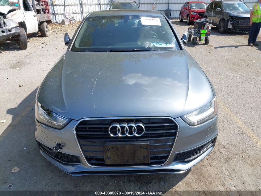 2016 Audi A4 2.0T Premium VIN: WAUAFAFLXGN003301 Lot: 40385073