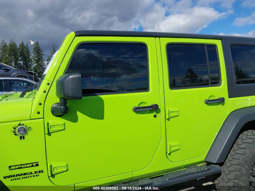 2012 Jeep Wrangler Unlimited Sport VIN: 1C4BJWDGXCL229126 Lot: 40385082