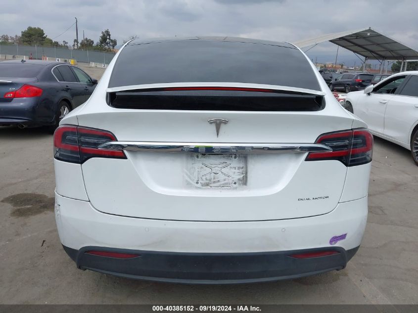 2019 Tesla Model X 100D/75D/Long Range VIN: 5YJXCBE20KF162260 Lot: 40385152