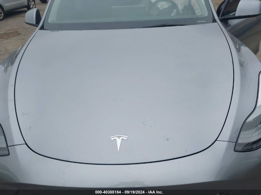 2024 Tesla Model Y Long Range Dual Motor All-Wheel Drive/Rwd VIN: 7SAYGDED2RA318508 Lot: 40385184