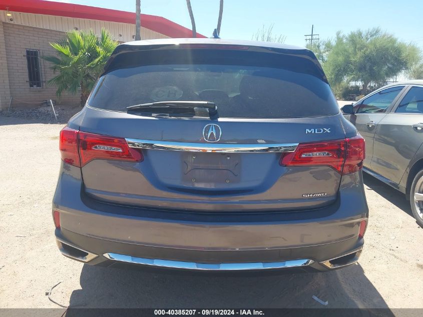 2020 Acura Mdx Standard VIN: 5J8YD4H39LL043382 Lot: 40385207