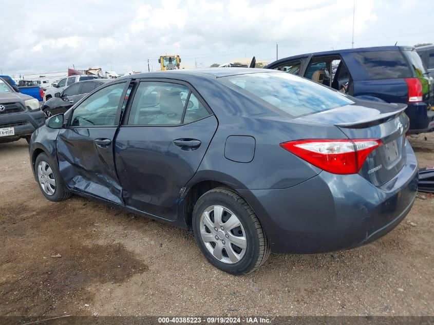 2014 Toyota Corolla Le Eco VIN: 2T1BPRHE7EC046284 Lot: 40385223