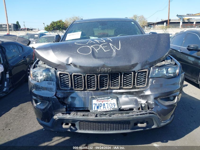 2017 Jeep Grand Cherokee 75Th Anniversary Edition 4X2 VIN: 1C4RJEAG9HC666006 Lot: 40385232