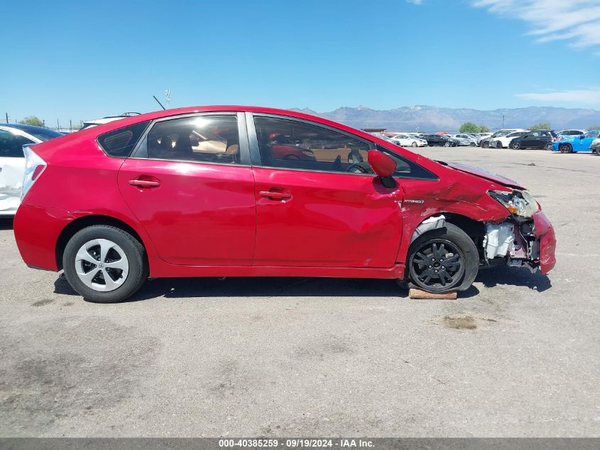 2013 Toyota Prius Two VIN: JTDKN3DU2D0339275 Lot: 40385259