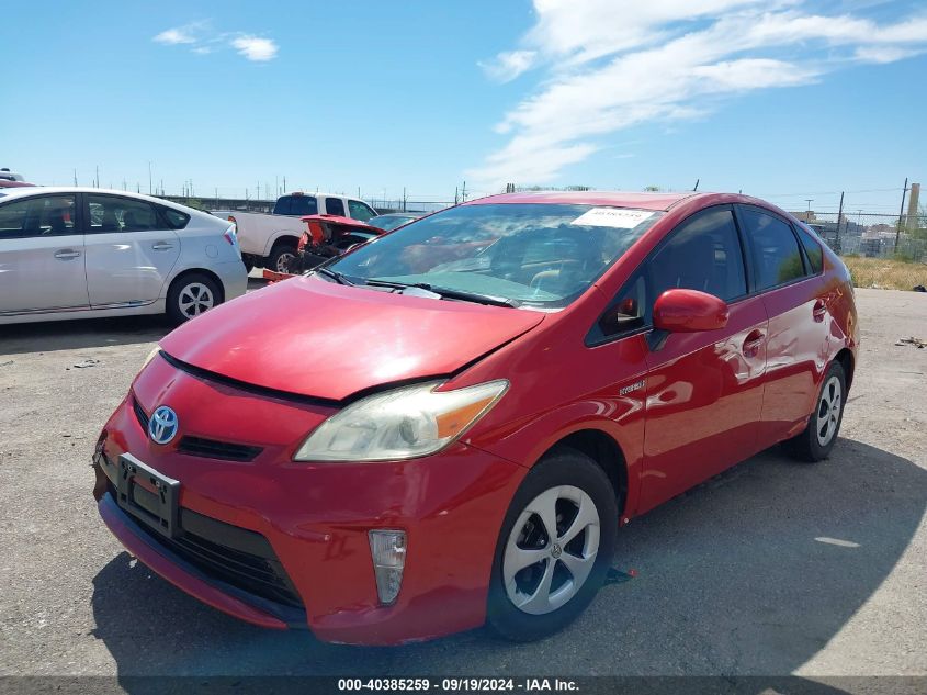 2013 Toyota Prius Two VIN: JTDKN3DU2D0339275 Lot: 40385259