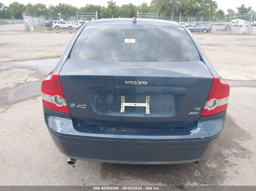 2006 Volvo S40 T5 VIN: YV1MH682262187767 Lot: 40385290