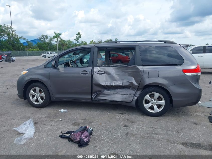 2013 Toyota Sienna Le V6 8 Passenger VIN: 5TDKK3DC3DS393150 Lot: 40385294