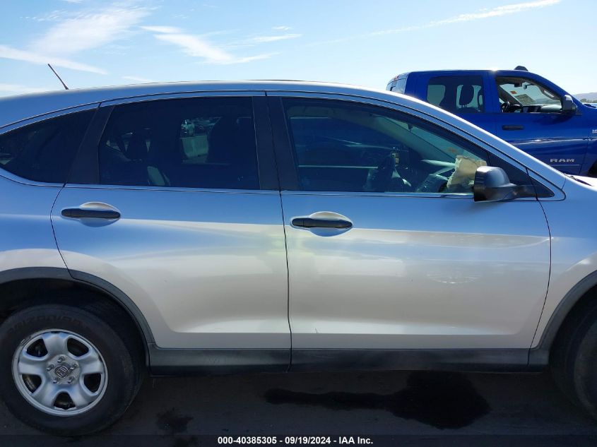 2013 Honda Cr-V Lx VIN: 2HKRM3H3XDH518704 Lot: 40385305