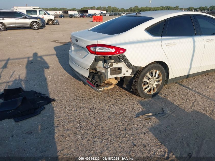 2013 Ford Fusion S VIN: 3FA6P0G77DR201124 Lot: 40385333