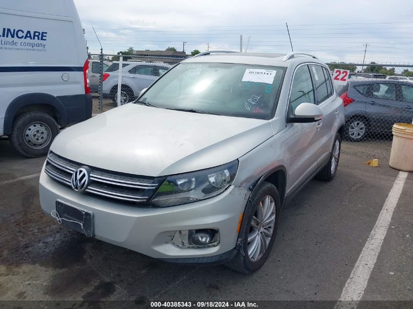 2012 Volkswagen Tiguan Se VIN: WVGAV7AX7CW535933 Lot: 40385343