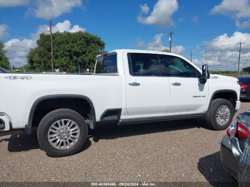 2022 Chevrolet Silverado 2500Hd K2500 High Country VIN: 2GC4YREYXN1245607 Lot: 40385365