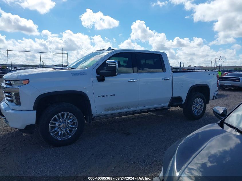 2022 Chevrolet Silverado 2500Hd K2500 High Country VIN: 2GC4YREYXN1245607 Lot: 40385365