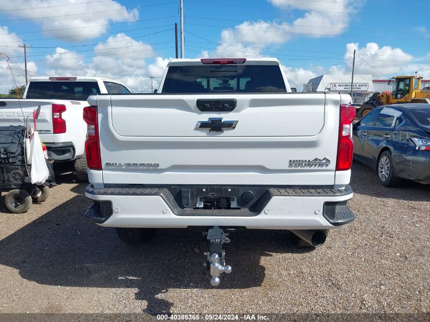 2022 Chevrolet Silverado 2500Hd K2500 High Country VIN: 2GC4YREYXN1245607 Lot: 40385365