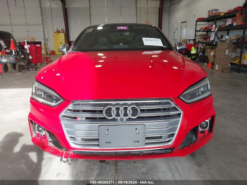 2018 Audi S5 3.0T Premium Plus VIN: WAUC4CF51JA128472 Lot: 40385371