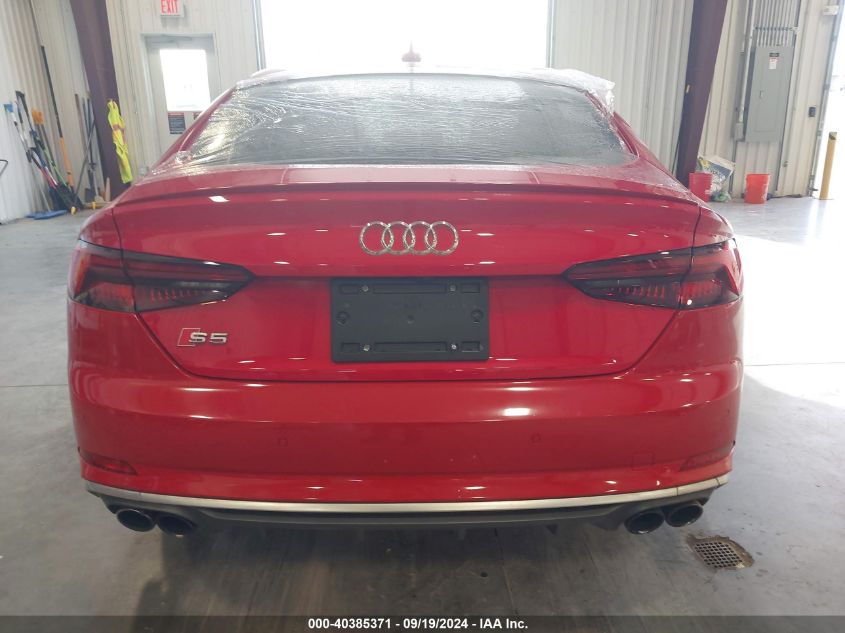 2018 Audi S5 3.0T Premium Plus VIN: WAUC4CF51JA128472 Lot: 40385371