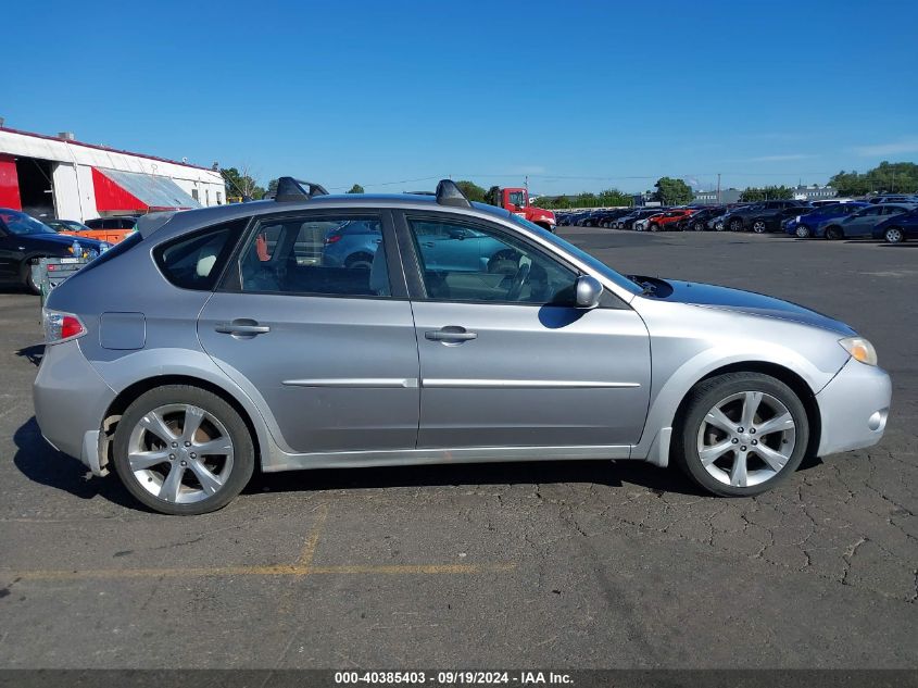 2008 Subaru Impreza Outback Sport VIN: JF1GH63698H828058 Lot: 40385403