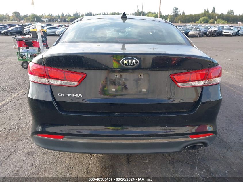 2016 Kia Optima Lx VIN: 5XXGT4L31GG003274 Lot: 40385457