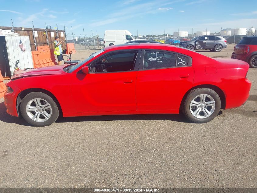 2022 Dodge Charger Sxt Rwd VIN: 2C3CDXBG2NH208196 Lot: 40385471