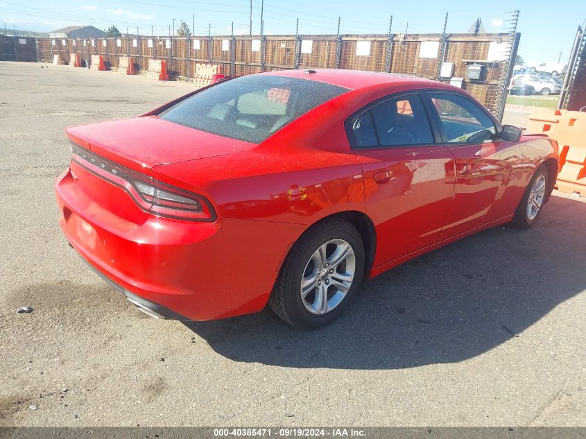 2022 Dodge Charger Sxt Rwd VIN: 2C3CDXBG2NH208196 Lot: 40385471