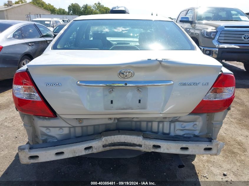 2003 Toyota Camry Le VIN: 4T1BE32KX3U741677 Lot: 40385481