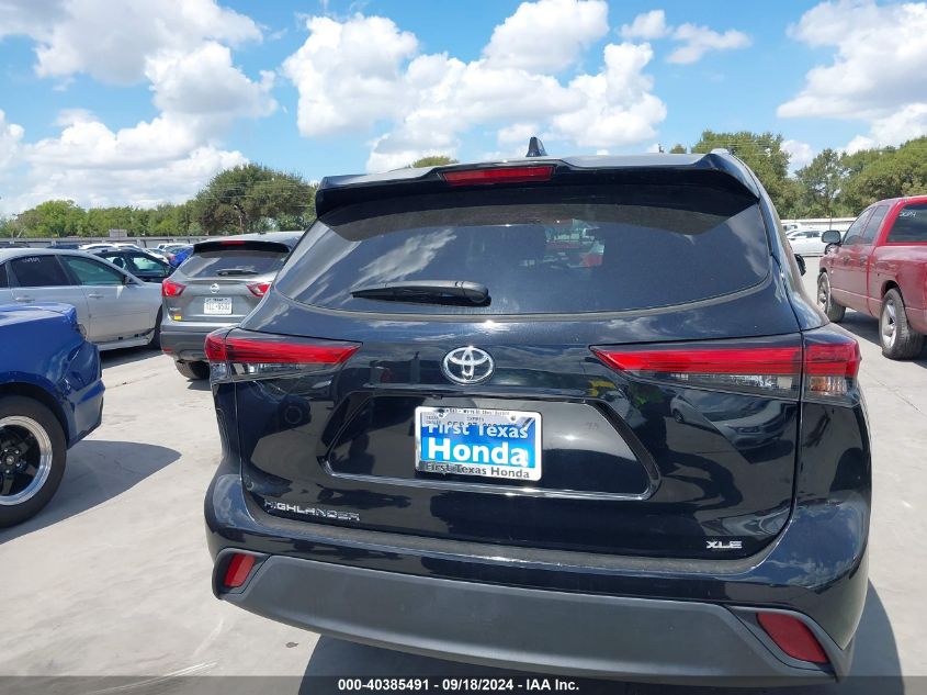 2022 Toyota Highlander Xle VIN: 5TDGZRAH1NS112856 Lot: 40385491