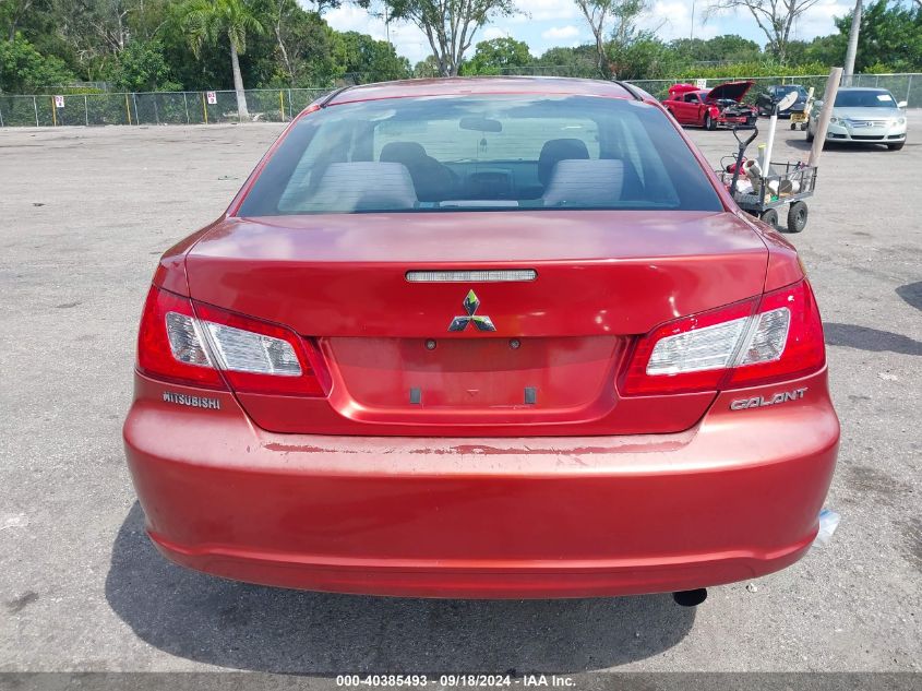 2012 Mitsubishi Galant Fe VIN: 4A32B2FF7CE017909 Lot: 40385493