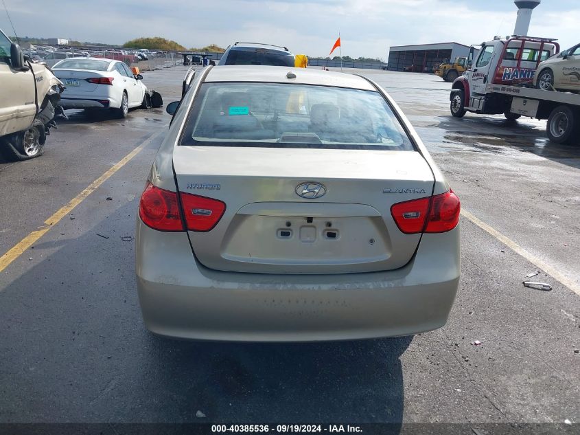 2009 Hyundai Elantra Gls VIN: KMHDU46D19U603886 Lot: 40385536