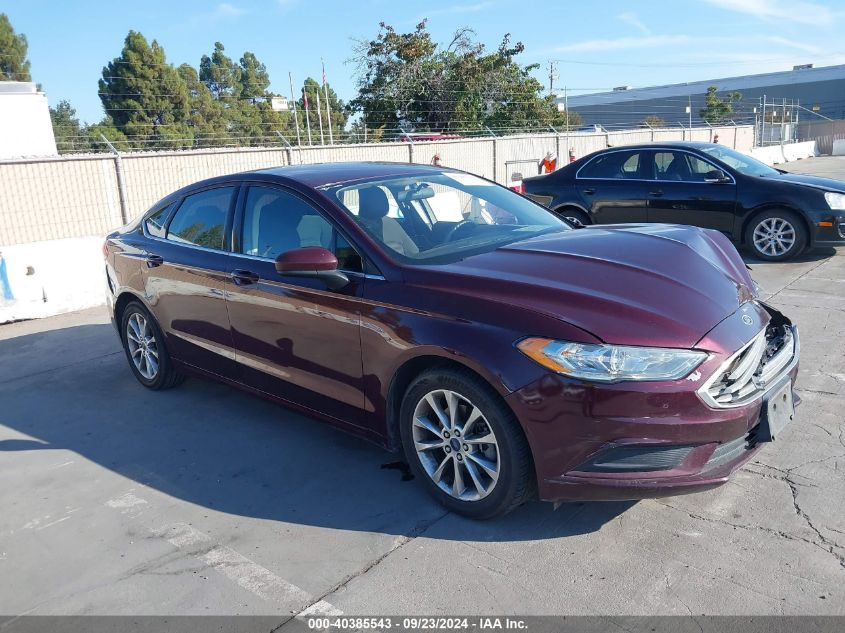 2017 FORD FUSION SE - 3FA6P0H78HR180594