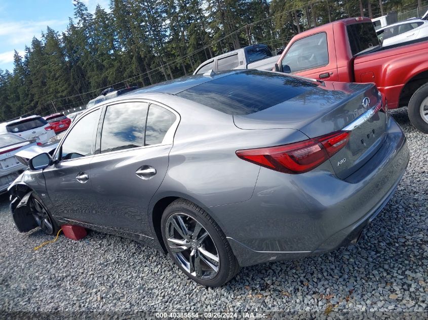 2019 Infiniti Q50 3.0T Signature Edition VIN: JN1EV7AR6KM591608 Lot: 40385554