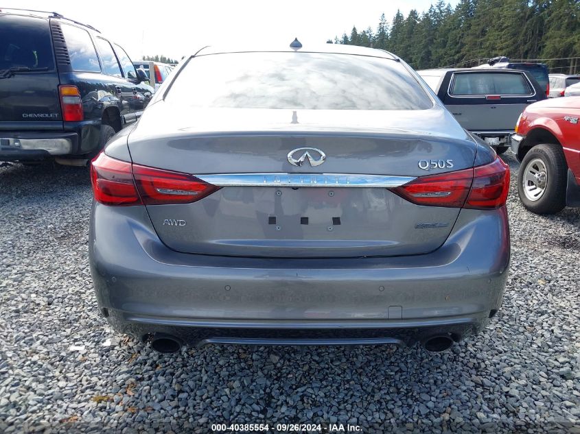 2019 Infiniti Q50 3.0T Signature Edition VIN: JN1EV7AR6KM591608 Lot: 40385554