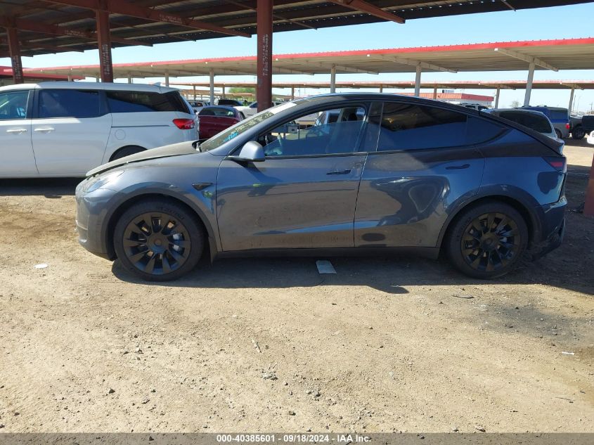 2021 Tesla Model Y Long Range Dual Motor All-Wheel Drive VIN: 5YJYGDEE6MF148428 Lot: 40385601