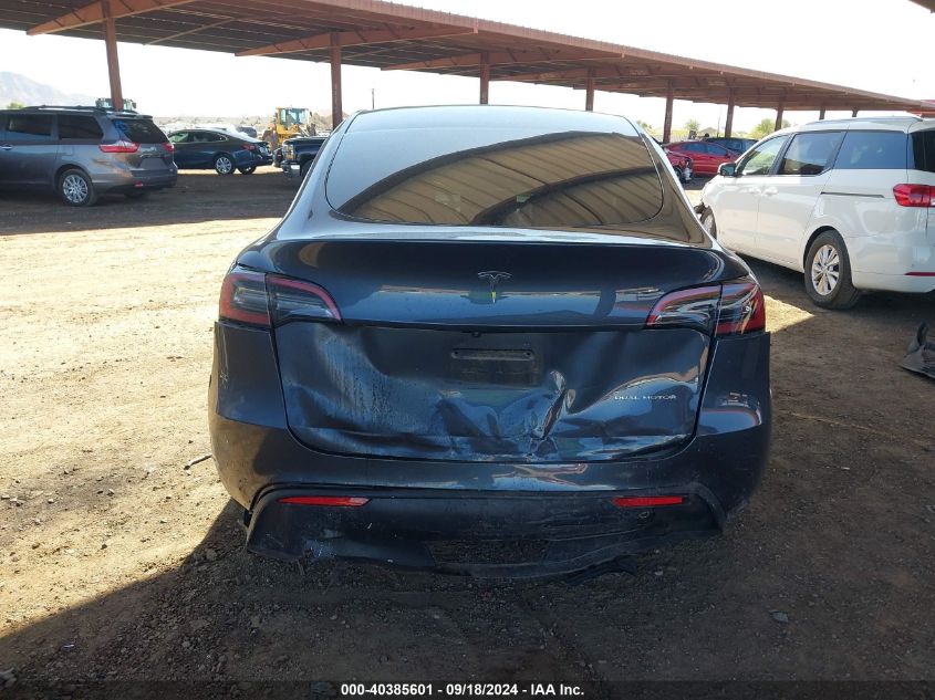 2021 Tesla Model Y Long Range Dual Motor All-Wheel Drive VIN: 5YJYGDEE6MF148428 Lot: 40385601