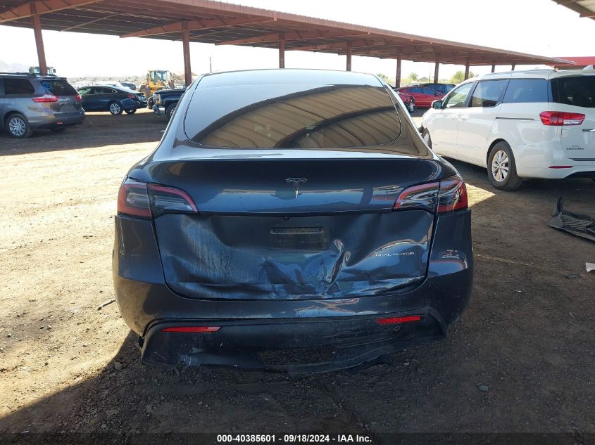 2021 Tesla Model Y Long Range Dual Motor All-Wheel Drive VIN: 5YJYGDEE6MF148428 Lot: 40385601