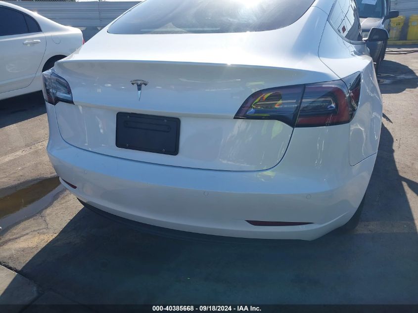 2022 Tesla Model 3 VIN: 5YJ3E1EA3NF357641 Lot: 40385668