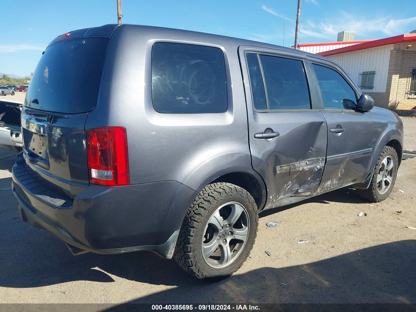 2015 HONDA PILOT SE - 5FNYF4H39FB032222