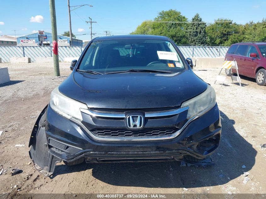 2015 Honda Cr-V Lx VIN: 5J6RM4H30FL028576 Lot: 40385737