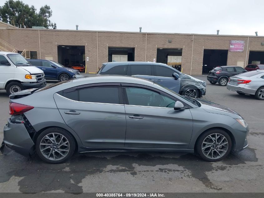 2019 Hyundai Elantra Limited VIN: 5NPD84LF0KH459939 Lot: 40385764