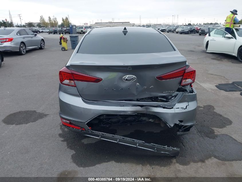 2019 Hyundai Elantra Limited VIN: 5NPD84LF0KH459939 Lot: 40385764