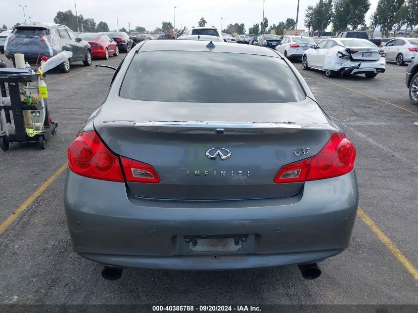 2012 Infiniti G37 Journey VIN: JN1CV6AP9CM936227 Lot: 40385788