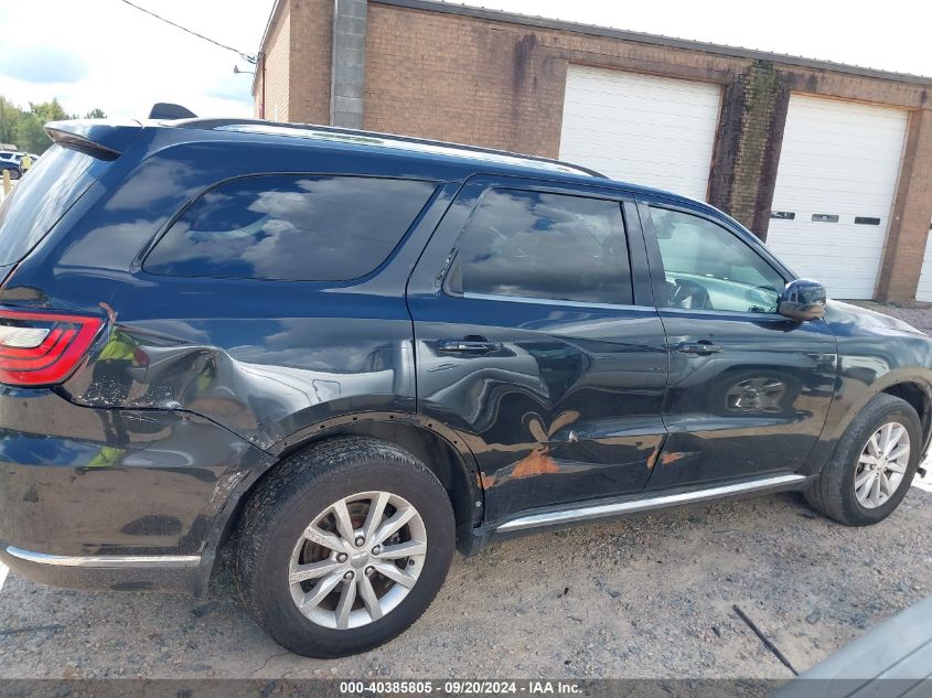 2015 Dodge Durango Sxt VIN: 1C4RDHAG1FC709162 Lot: 40385805